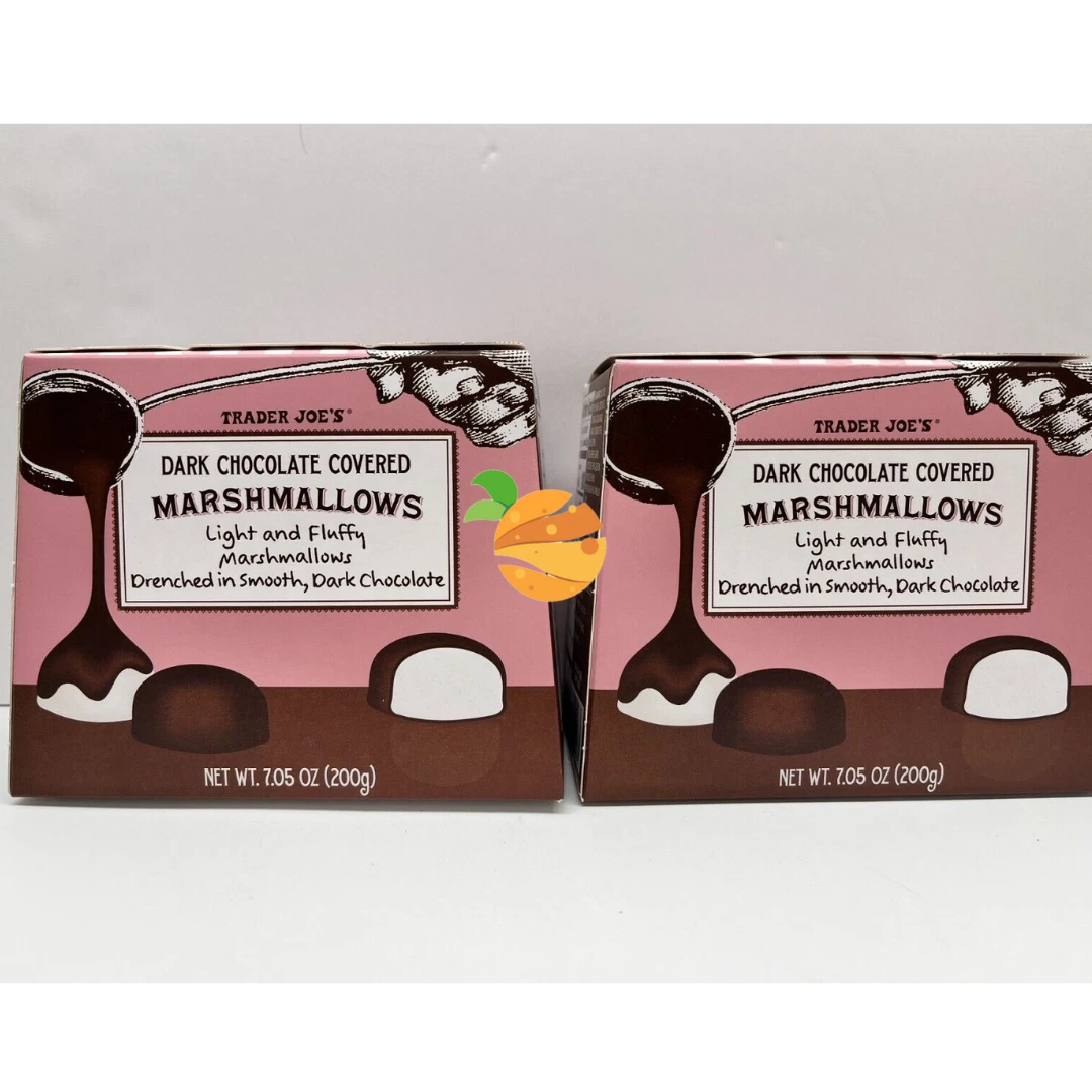 Trader Joes Dark Chocolate Covered Marshmallows - 2