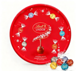 Lindt Lindor Mixed Chocolate Truffle Chocolate Can 900g in 2 boxes – perfect for sharing – Chocolate balls with a smooth, melt-in-your-mouth filling, red