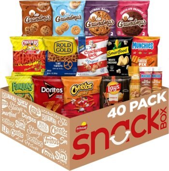 Ultimate Snack Care Package, Variety Assortment Of Chips, Cookies, Crackers & More, 40 Count [ultimate Snack Mix]