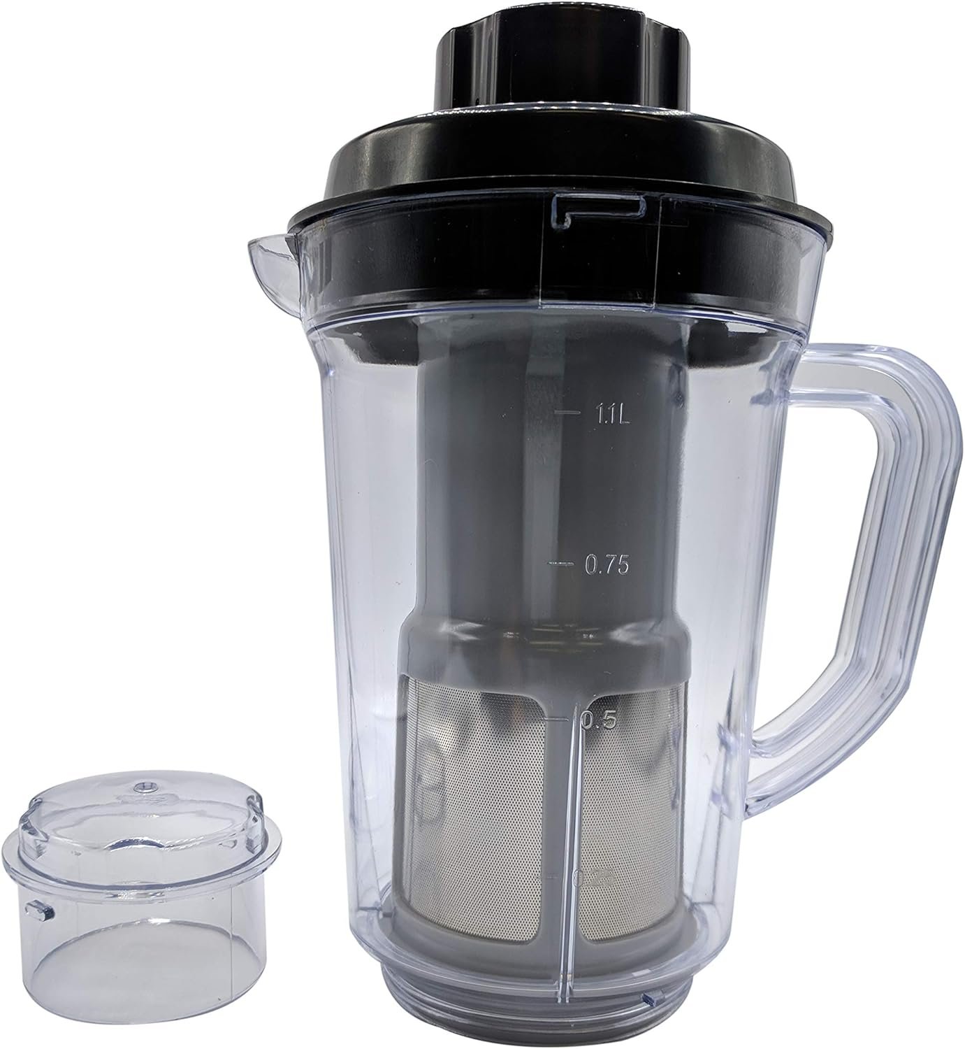 Blendin Replacement Fruit and Vegetable Juicer Attachment Pitcher Jar, Compatible with Magic Bullet Blender MB-1001, MB-1001B, MBR-1101, MBR-1701, MBR-1702, MBR-0301 Blender