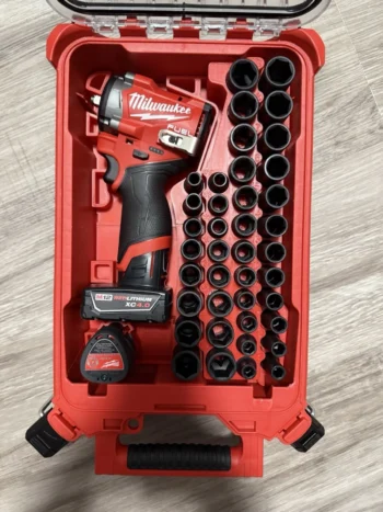 M12 3/8 Impact 2562-20 & Socket Set 49667009 Storage for Packout 48228435 insert