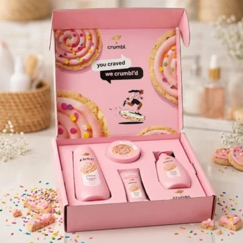 3 boxes Dove Crumbl Limited Edition Gift Set Hand & Body Wash, Deodorant, Scrub