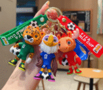 Collectible Keychain - Mascot Character 2026 World Cup- 3 pack