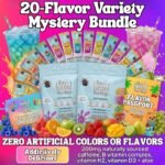 20‑Flavor Mystery Loaded Tea | Zero‑Additive, 200mg Caffeine, 32oz/Packet